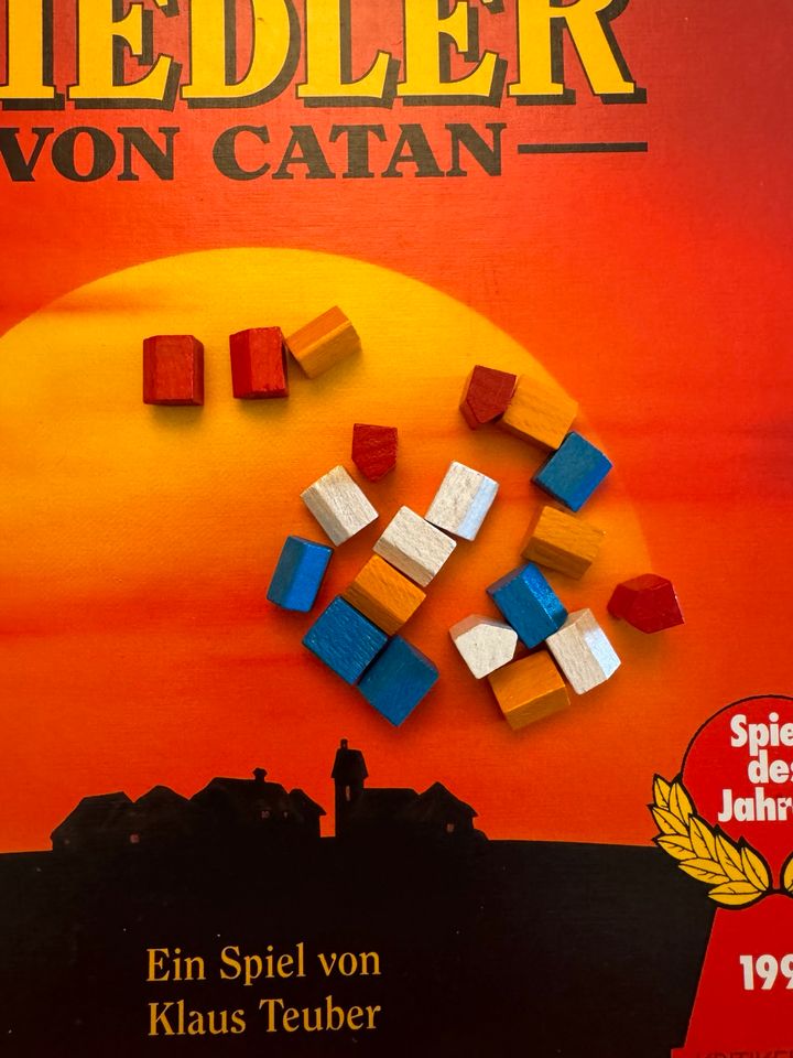 Die Siedler von Catan Originalausgabe 1995 NEUwertig VOLLSTÄNDIG in Halle (Westfalen)