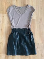 ONLY Leder-Rock Gr 34 XS High Waist Mini-Rock schwarz - wie neu Hessen - Otzberg Vorschau