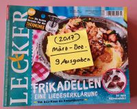 9 Zeitschriften LECKER 2017 von März bis Dezember Hessen - Fulda Vorschau