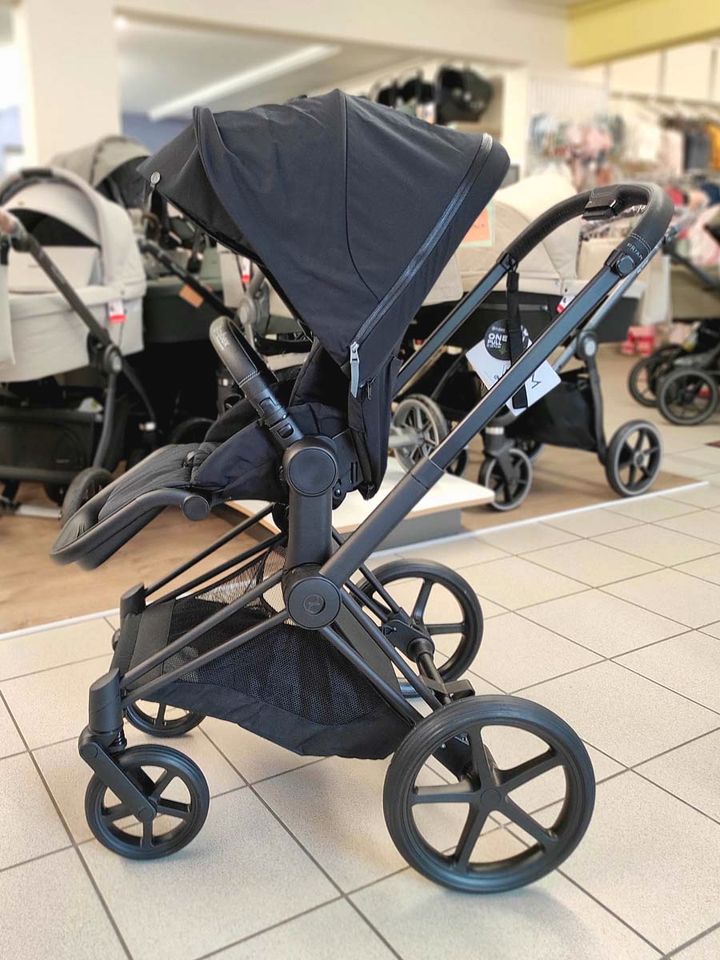 Cybex Priam Kinderwagen Deep Black matt schwarz vorrätig in Querfurt