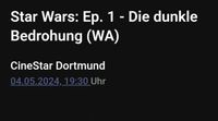 Star Wars Kinokarten Tickets Loge 04.05.2024 Dortmund Cinestar Dortmund - Kirchlinde Vorschau