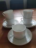 Arzberg Athena weiss Kaffee-/Teetassen mit Unterteller Kr. München - Taufkirchen Vorschau