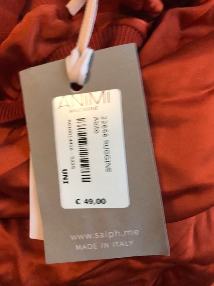 Kleid rost orange Saiph Satin scandi zara other week Ganni cos in München