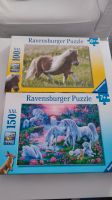 Ravensburger Puzzle 6+ und 7 + Pferde und Einhörner Nordrhein-Westfalen - Ense Vorschau