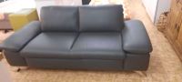 Sofa 3-sitzig Leder schwarz statt 1219€ Sachsen-Anhalt - Merseburg Vorschau