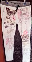 Tredy Damen Joggpant Weiß Bunt Schmetterling Gr. 3 Nordrhein-Westfalen - Bad Salzuflen Vorschau