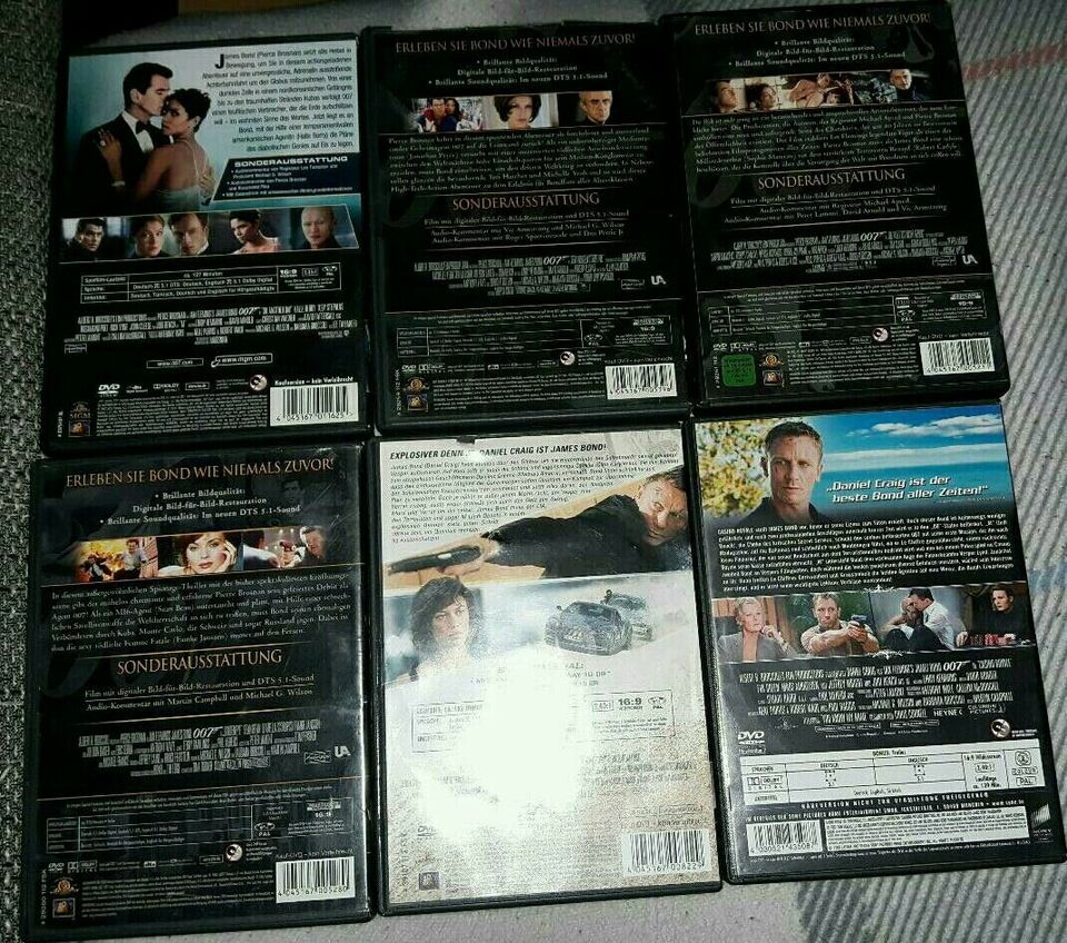 6x James  Bond 007 DVDS in Essen