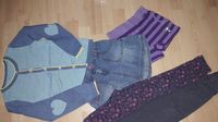 Kleiderpaket für Mädchen (Rock, Jacke, Leggings, Shorts, Gr. 128 Hessen - Karben Vorschau