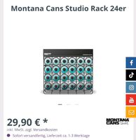 Montana Cans 24er Studio Rack - Zustand sehr gut Münster (Westfalen) - Centrum Vorschau