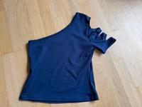 Shein Shirt Crop M dunkelblau Cutouts One Shoulder Niedersachsen - Hameln Vorschau