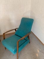 Türkisblau bezogener 60er Vintage Retro Relax Fernsehsessel Baden-Württemberg - Dürbheim Vorschau