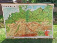 Alte, grosse Deutschland Relief-/ Schul-/ Landkarte - 1:600.000 Nordfriesland - Süderlügum Vorschau