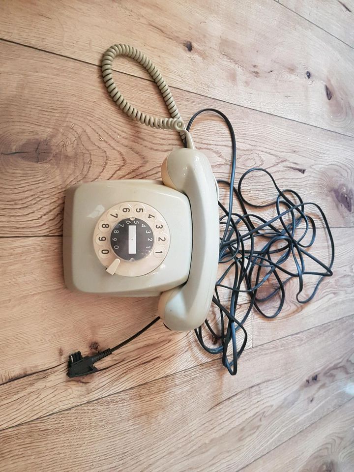 Retro Telefon antikes Deutsche Post Wählscheiben Vintage Phone in Bremen