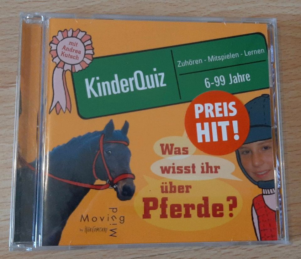 KUTSCH  KINDERQUIZ Was wisst ihr über Pferde? CD/Lern-Hörspiel in Aschaffenburg