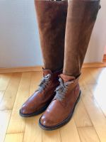 BRUNELLO CUCINELLI Schuhe Stiefel Leder/Wildleder-Mix Gr. 38/37.5 Nordrhein-Westfalen - Neuss Vorschau