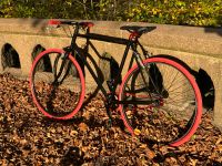 28 Zoll Singlespeed Fahrrad, schwarz rot, Rahmenhöhe 54cm Wandsbek - Hamburg Wellingsbüttel Vorschau