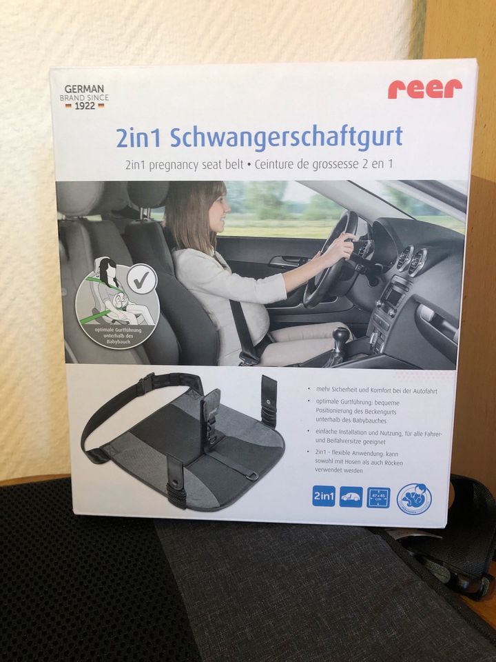 2 in 1 Schwangerschaftsgurt Auto Gurt in Duderstadt