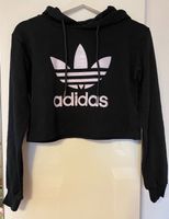 ADIDAS crop Hoodie Pullover schwarz (Gr. L) Sachsen - Jahnsdorf Vorschau