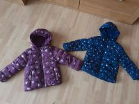 Winterjacke 110 lila Sterne Jacke GRATIS blau Herz Jacke 116 Schleswig-Holstein - Norderstedt Vorschau