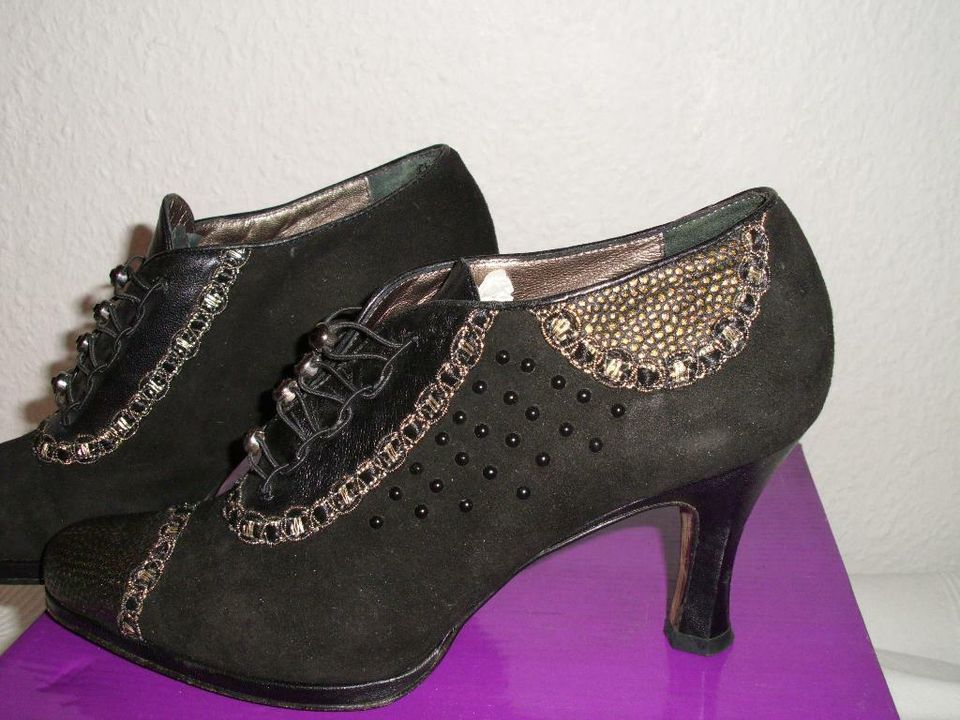 Damen Schuhe von"Casprini"-Italy Gr.38-Leder (1x getragen) Schw. in Mülheim (Ruhr)