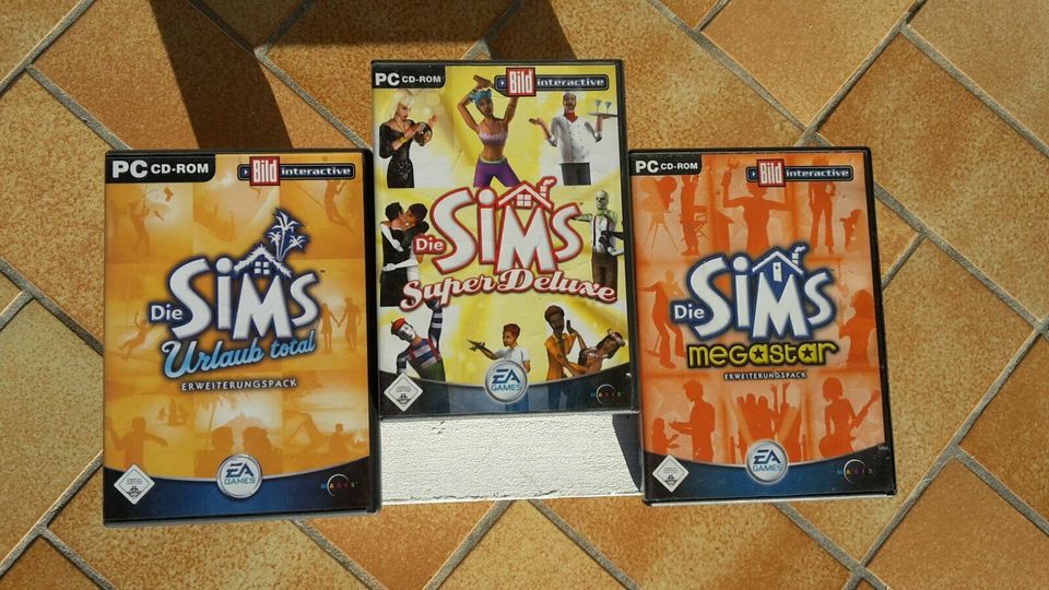 Die Sims 1 + 2 Erweiterungen in Frickenhausen