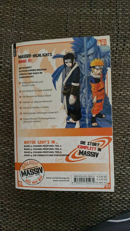 Masashi Kishimoto NARUTO Massiv / Naruto Massiv Bd.1 in Düsseldorf