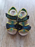 Superfit Sandalen 26 blau neon gelb Flammen Klettverschluss Bayern - Tiefenbach Kr Passau Vorschau