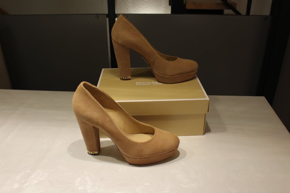 Michael Kors Plateau-Pumps Gr 40 Wildleder High Heels w K&S 175€ in Sindelfingen