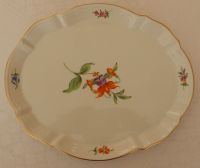 Meissen Bunte Blume, ovale Schale 27 cm, Decor: Fuchsie, II. Wahl Schleswig-Holstein - Westerholz Vorschau