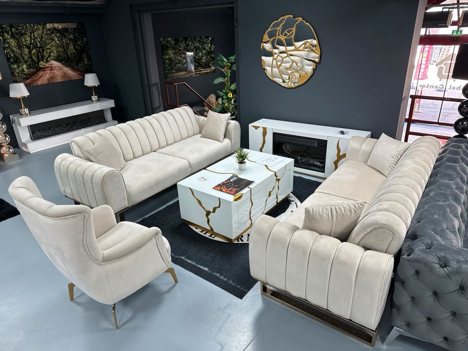 Designer Garnitur Couch Wohnlandschaft Sofa in Remscheid