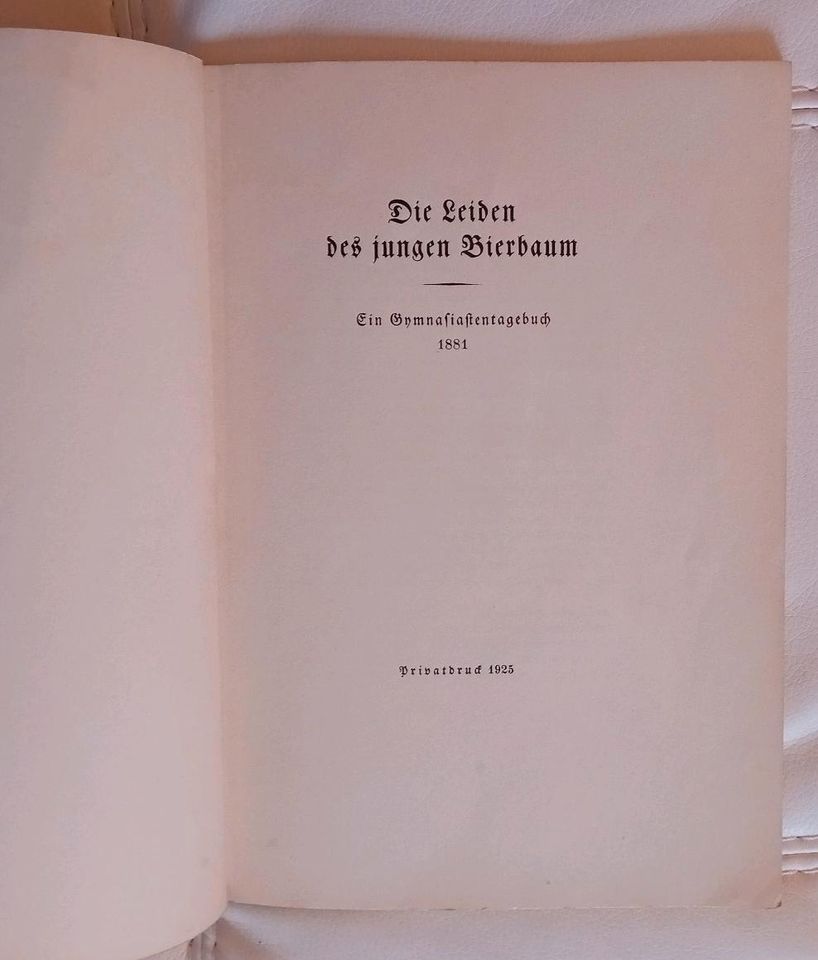 Gymnasiastentagebuch 1881 - Die Leiden des jungen Bierbaum in Gülzow-Prüzen