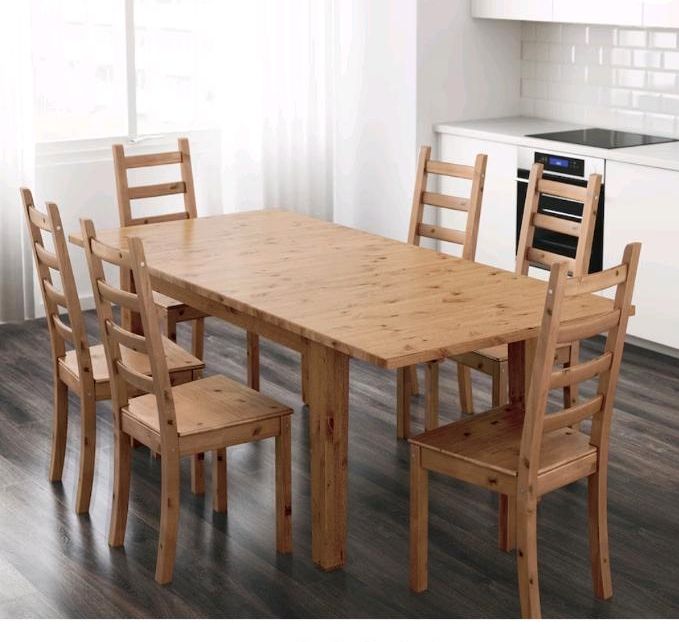 Ikea kaustby Tisch und 10 passende  stühle in Stadland