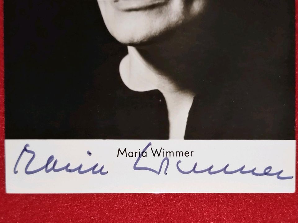 MARIA WIMMER Autogramm signiert Rüdel Theater Iphigenie Macbeth in Stuttgart