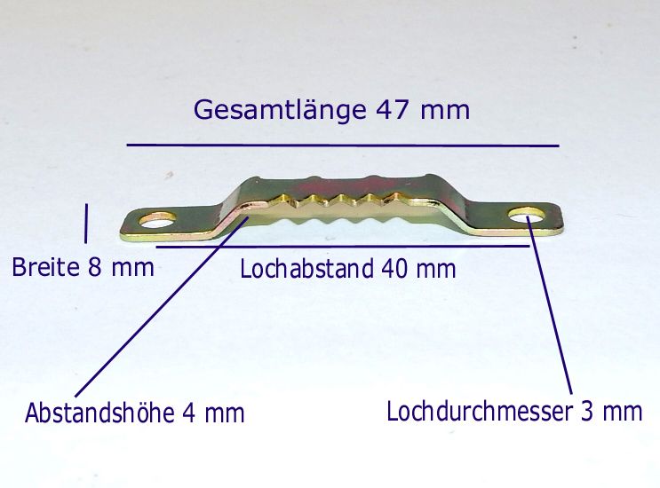 Bilderaufhänger, Zackenaufhänger lang, 28 Stück, 47 mm stabil in Bergisch Gladbach