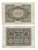 Schein 100 Mark 1920 Nürnberg (Mittelfr) - Oststadt Vorschau