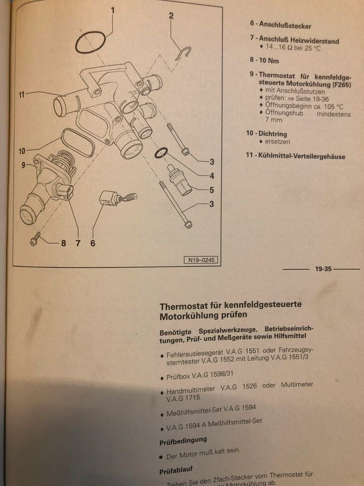 Reparaturleitfaden Golf 4+Bora "4-Zyl. AEH+AKL+APF Einspritzmotor in Wallmerod