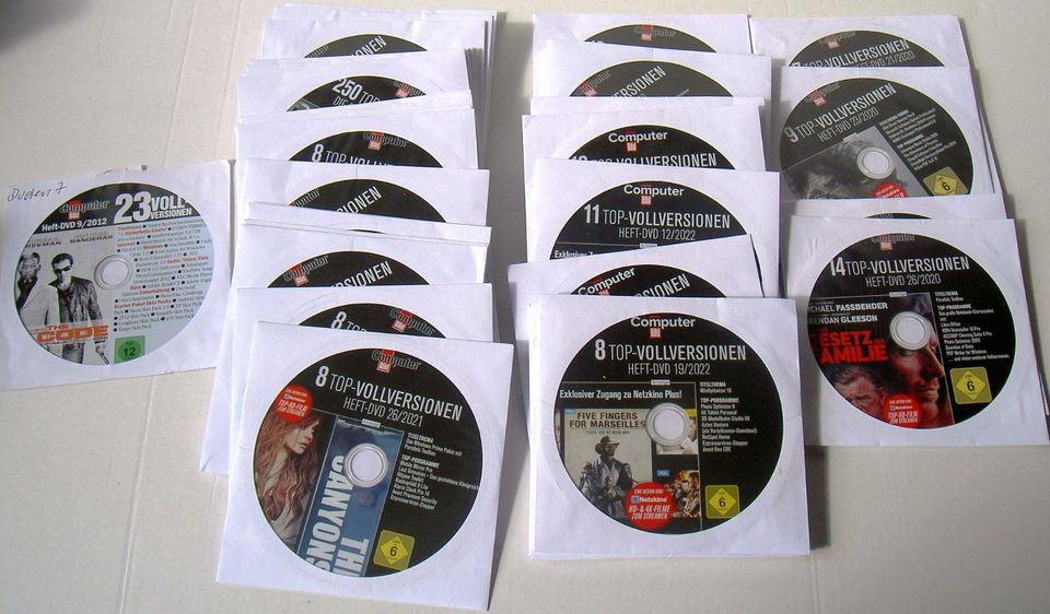 53 Computer-Bild CD`s mit Filmen in Breitscheid