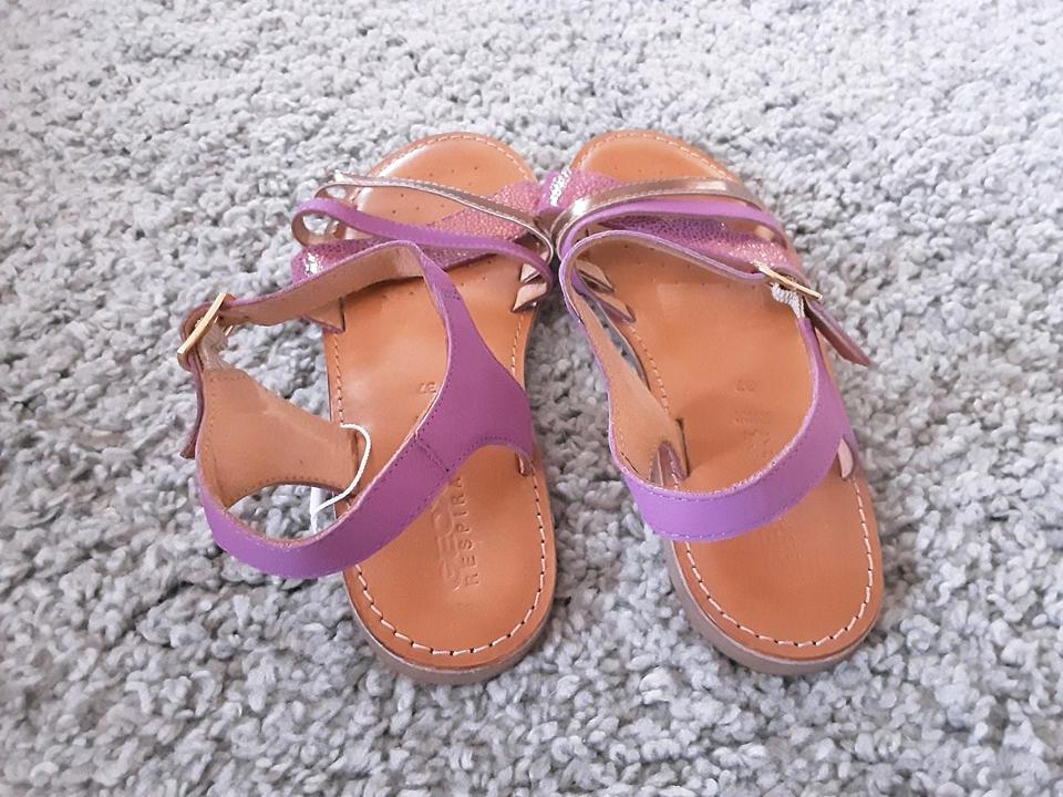 Mädchen Sandalen Schuhe Geox 37 Leder Sommer Urlaub neu in Heidesheim
