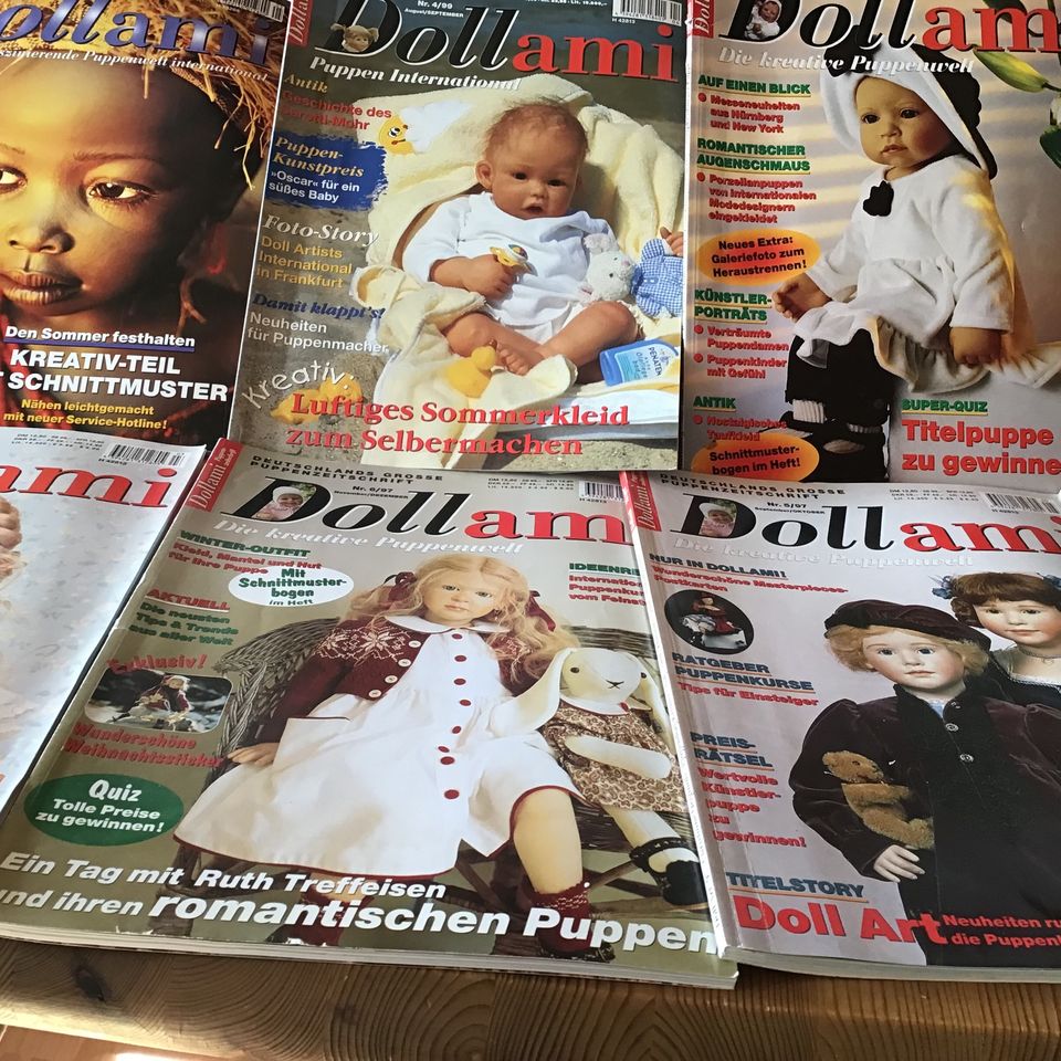 Puppenzeitschriften Dollami in Stetten am kalten Markt