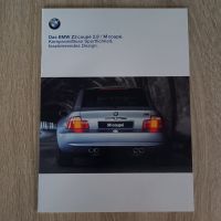 BMW Z3 Coupé 2.8 / M Coupé Prospekt 1998 Baden-Württemberg - Langenau Vorschau