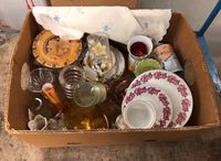 Trödelkisten Flohmarkt Kisten DDR Deko Porzellan Trödel Glas Sachsen - Annaberg-Buchholz Vorschau