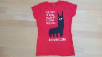 NEU T-Shirt Print Odds of Being Killed by a L-lama rot X-S 34 36 Stuttgart - Stuttgart-Nord Vorschau