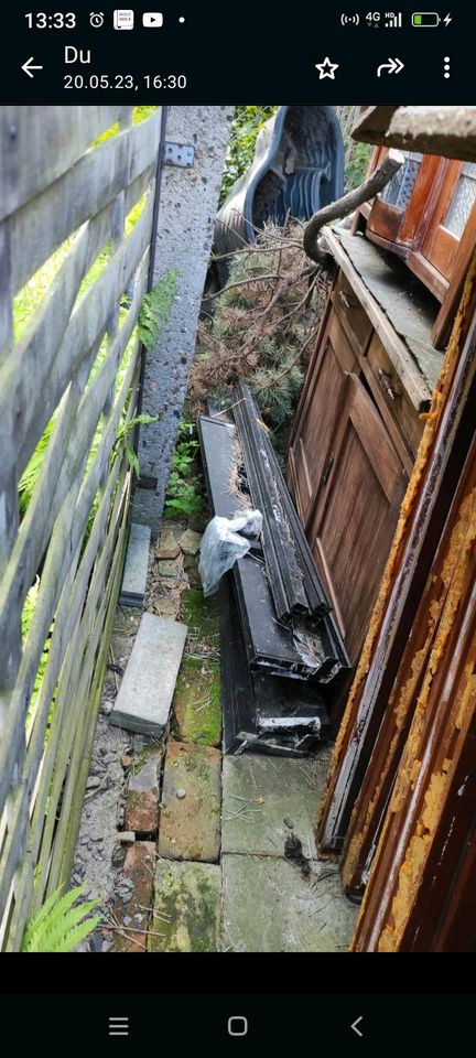 HolzFenster, Glas doppelt isoliert + Balkontür mit Rahmen in Dohna