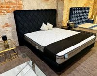 Neu Samt-Black Boxspringbett Bett 180x200 inkl Matratze inkl Design Glasfüße Berlin - Charlottenburg Vorschau