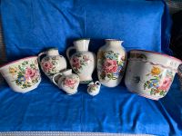 Ulmer Keramik, 5 Vasen und 2 Blumentöpfe Bayern - Kulmbach Vorschau