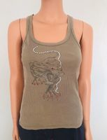 Cooles Beast Tank Top Glitzer Tiger olive Bonn - Beuel Vorschau