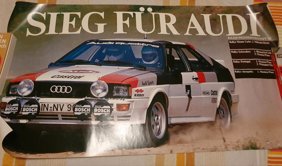 Suche Audi Motorsport Sammlerstücke aller Art - Autogramme usw. in Hüttenberg