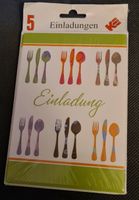 5 Einladungskarten zum Essen Schleswig-Holstein - Wahlstedt Vorschau