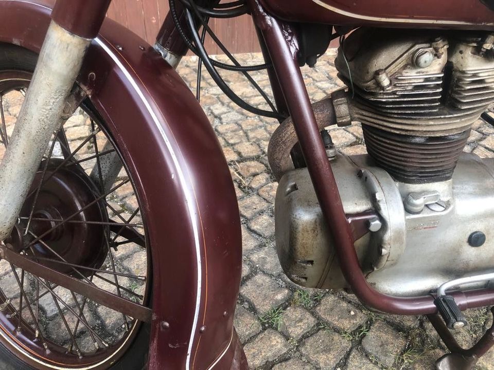 Simson AWO 425 T original Lack  maron Exportmodell in Dresden