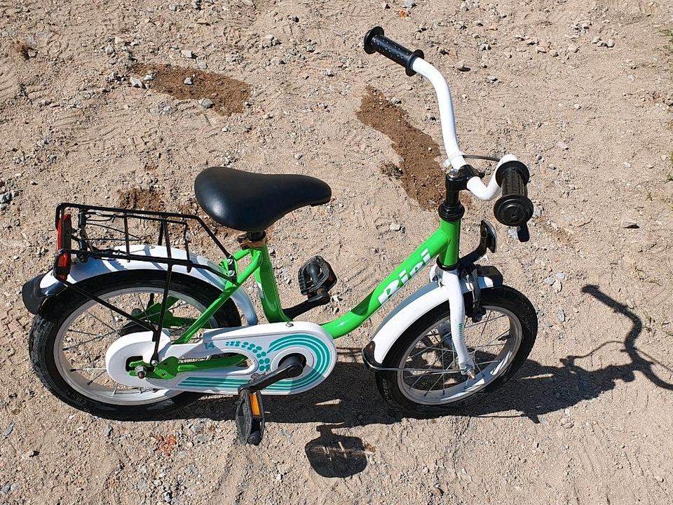 Kinderfahrrad BIBI Bachtenkirch 14 Zoll grün in Angermünde